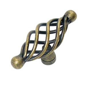 T-Pull Antique Brass